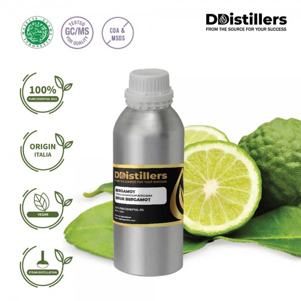 Bergamot / Jeruk Bergamot Essential Oil Pure 100% | Citrus Aurantium Bergamia / Jeruk Bergamot