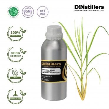 Citronella Java / Sereh Wangi Mahapengiri Essential Oil Pure 100% | Cymbopogon Winterianus / Sereh Wangi Mahapengiri