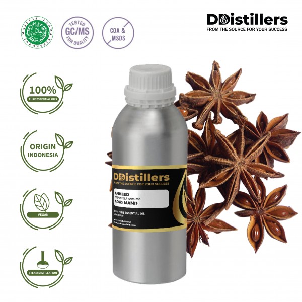 Aniseed / Adas Manis Essential Oil Pure 100% | Pimpinella anisum / Aniseed