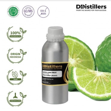 Kaffir Lime Fruit / Buah Jeruk Purut Essential Oil Pure 100% | Citrus hystrix