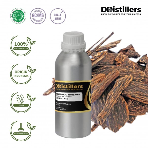 Agarwood Sumbawa / Gaharu Essential Oil Pure 100% | Aquilaria Malaccensis / Gaharu NTB
