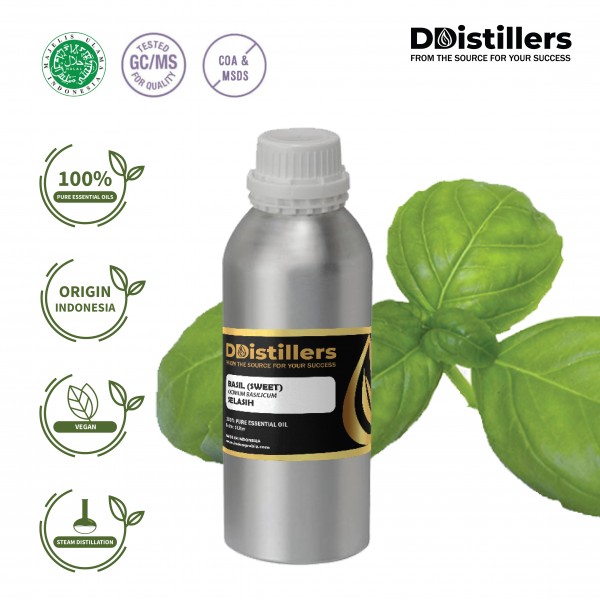 Basil Sweet / Selasih Essential Oil Pure 100% | Ocimum Basilicum / Selasih