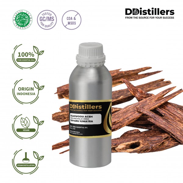 Agarwood Aceh / Gaharu Essential Oil Pure 100% | Aquilaria Malaccensis | GAHARU SUMATRA