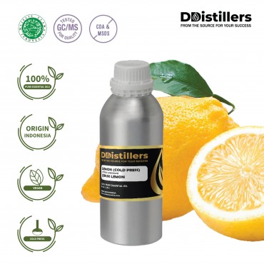 Lemon / Lemon Cold Pressed Essential Oil Pure 100% | Citrus Medica Limonum