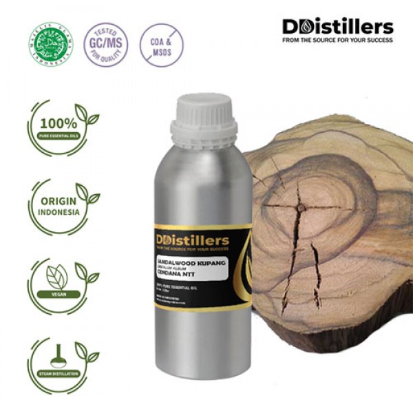  Sandalwood Kupang / Cendana NTT Essential Oil Pure 100% | Santalum Album